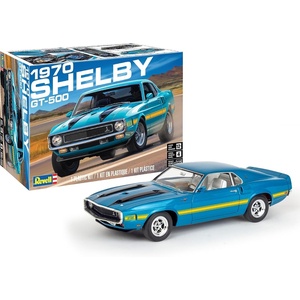image:imageRevell 14563 1970 Shelby GT500 125 Scale 112Piece Skill Level 4 Model Building Kit125 scale