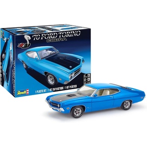 image:imageRevell 1970 Ford Torino Cobra Plastic Car Model Building Kit  125 Scale
