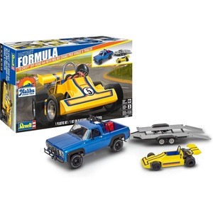 image:imageRevell 14581 78 Chevy OffRoad 4x4 with Malibu Grand Prix Virage amp Trailer 125 Scale 77Piece Skill Level 3 Model Building Kit