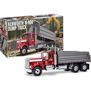 image:imageRevell 12628 Kenworth W900 Dump Truck 125 Scale 265Piece Skill Level 5 Model Building Kit