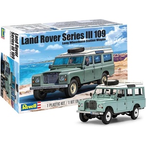 image:imageRevell 854498 Land Rover Series III 109 Model Truck Kit 124 Scale 184Piece Skill Level 5 Plastic Model Building Kit Blue