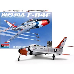 image:imageRevell 855996 Republic F84F Thunderstreak Thunderbirds 148 Scale 75Piece Skill Level 4 Model Airplane Building Kit
